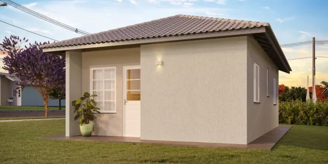 Modelo de casa térrea da Pacaembu